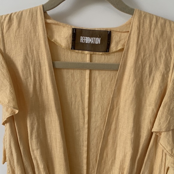 REFORMATION LINEN DRESS - Picture 2 of 13